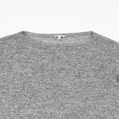 Womens UK Size 12 River Island Grey Basic Blouse