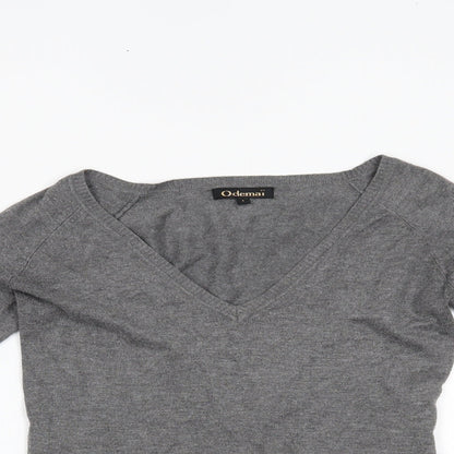 ODEMAI Womens Grey   Pullover Jumper Size S