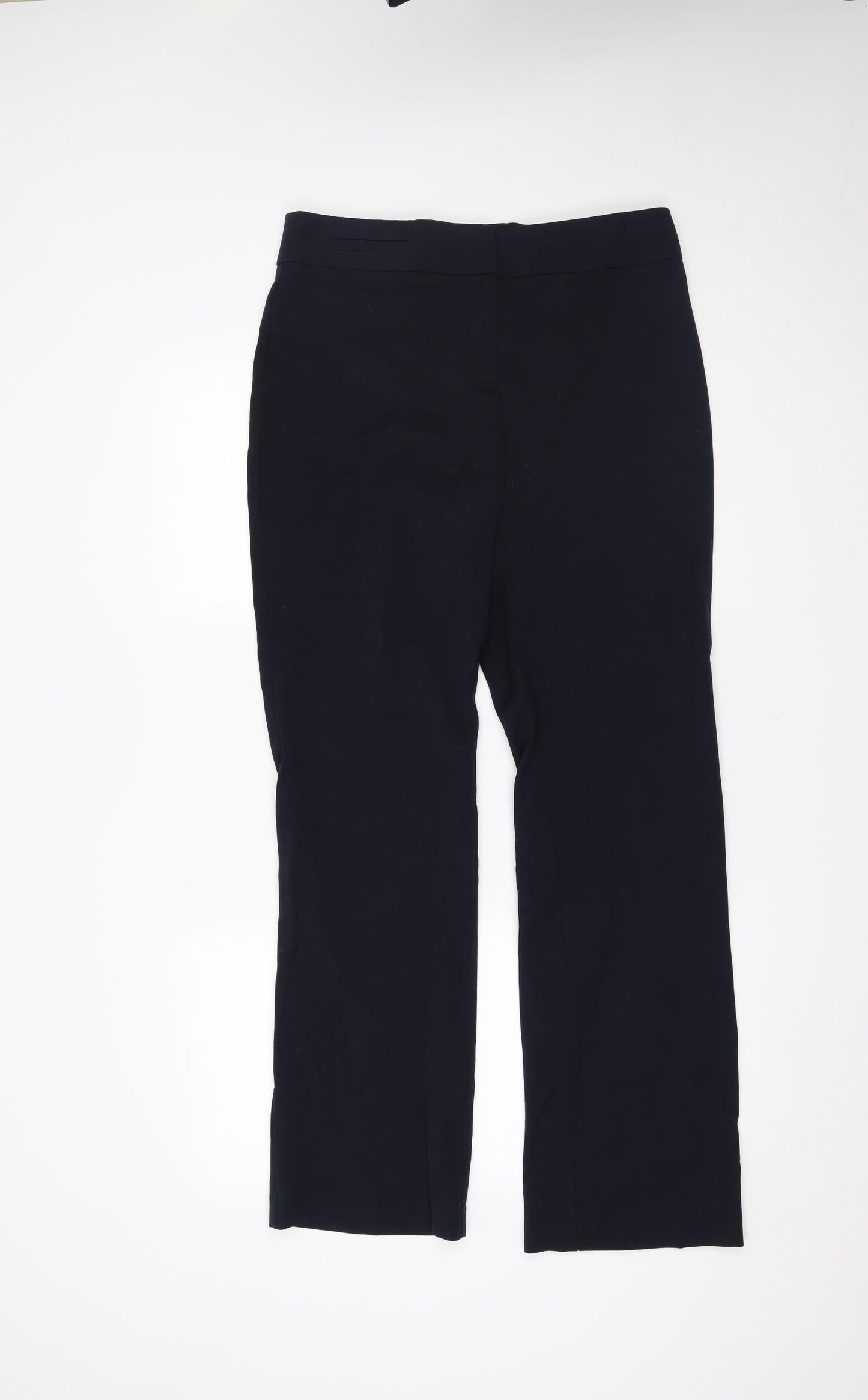 Womens UK Size 12 Marks and Spencer Regular Fit  Blue Trousers