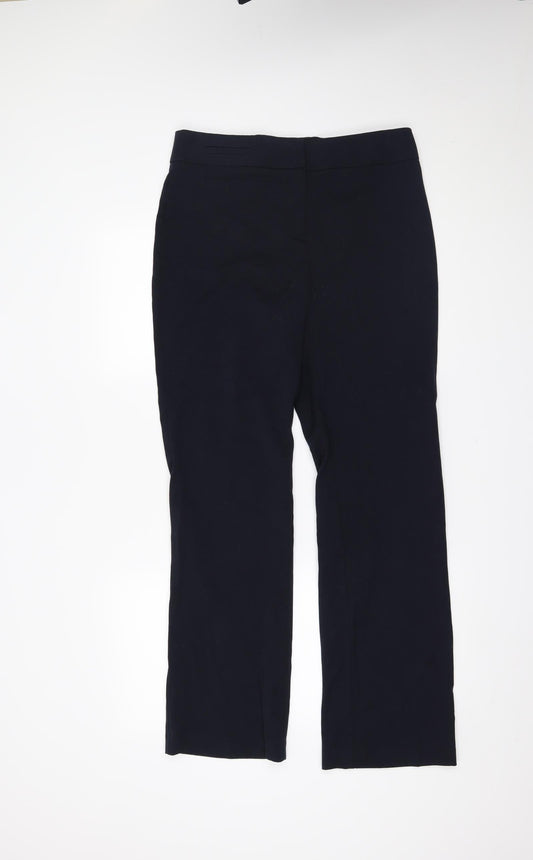 Womens UK Size 12 Marks and Spencer Regular Fit  Blue Trousers