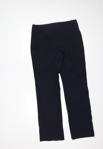 Womens UK Size 12 Marks and Spencer Regular Fit  Blue Trousers