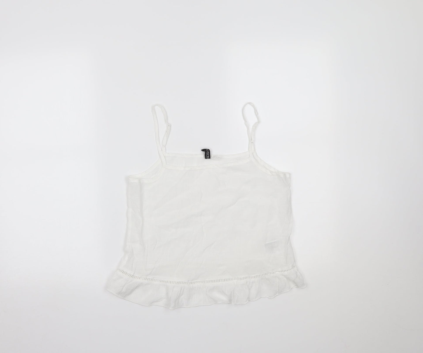 Womens UK Size 6 H&M White Camisole Tank