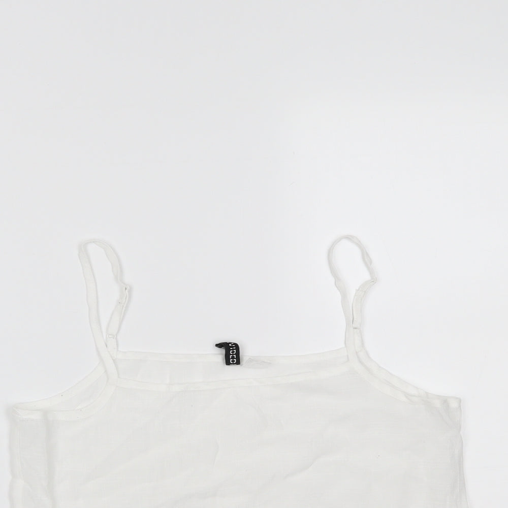 Womens UK Size 6 H&M White Camisole Tank