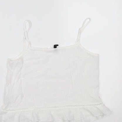 Womens UK Size 6 H&M White Camisole Tank