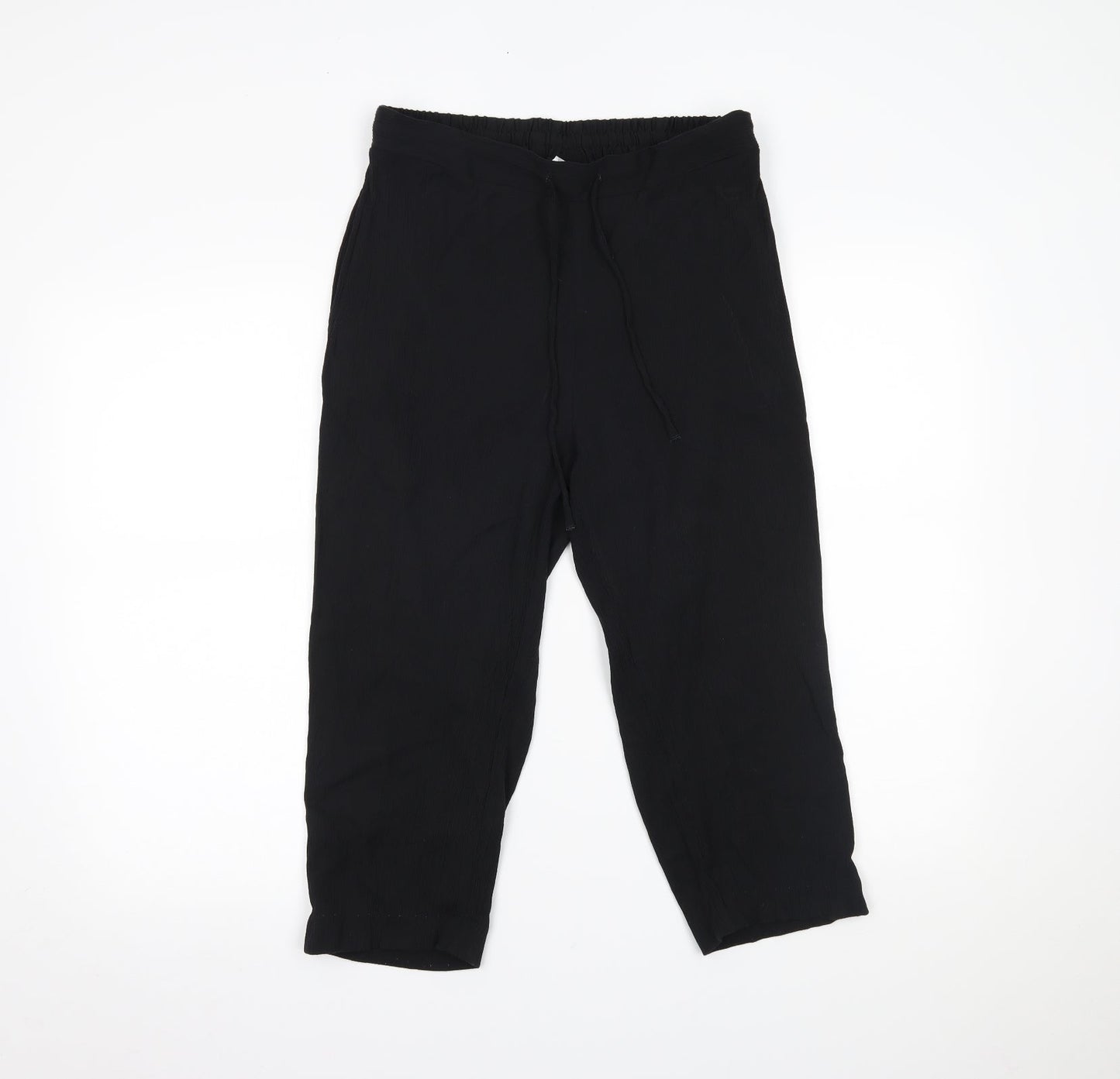 Womens UK Size 16 Damart Regular Fit  Black Trousers