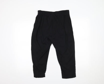 Womens UK Size 16 Damart Regular Fit  Black Trousers