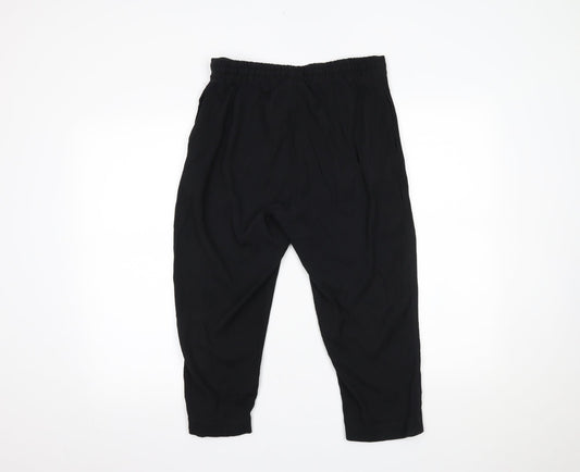 Womens UK Size 16 Damart Regular Fit  Black Trousers