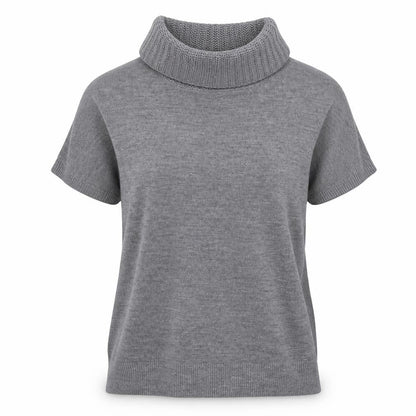 F&F Womens Grey  Knit Pullover Sweatshirt Size 16