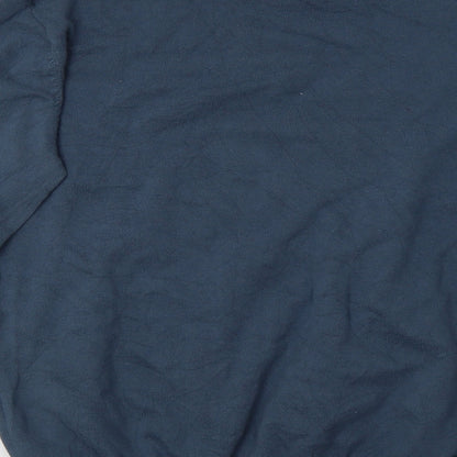 Brooker Mens Blue Geometric  Pullover Sweatshirt Size M