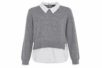 Womens UK Size 10 Primark Grey Pullover Jumper