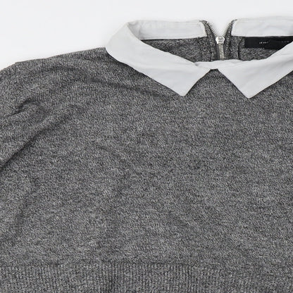Primark Womens Grey  Knit Pullover Jumper Size 10