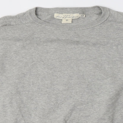 H&M Womens Grey   Pullover Sweatshirt Size L