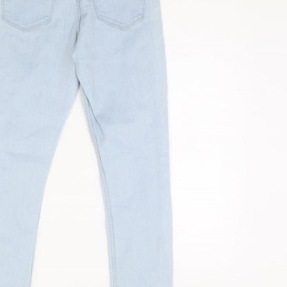 Preworn Girls Blue  Denim Skinny Jeans Size 12 Years