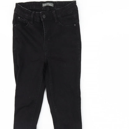 Denim & Co. Womens Black  Denim Skinny Jeans Size 8 L29 in