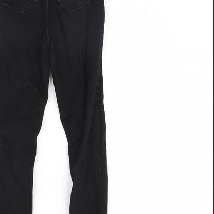 Denim & Co. Womens Black  Denim Skinny Jeans Size 8 L29 in