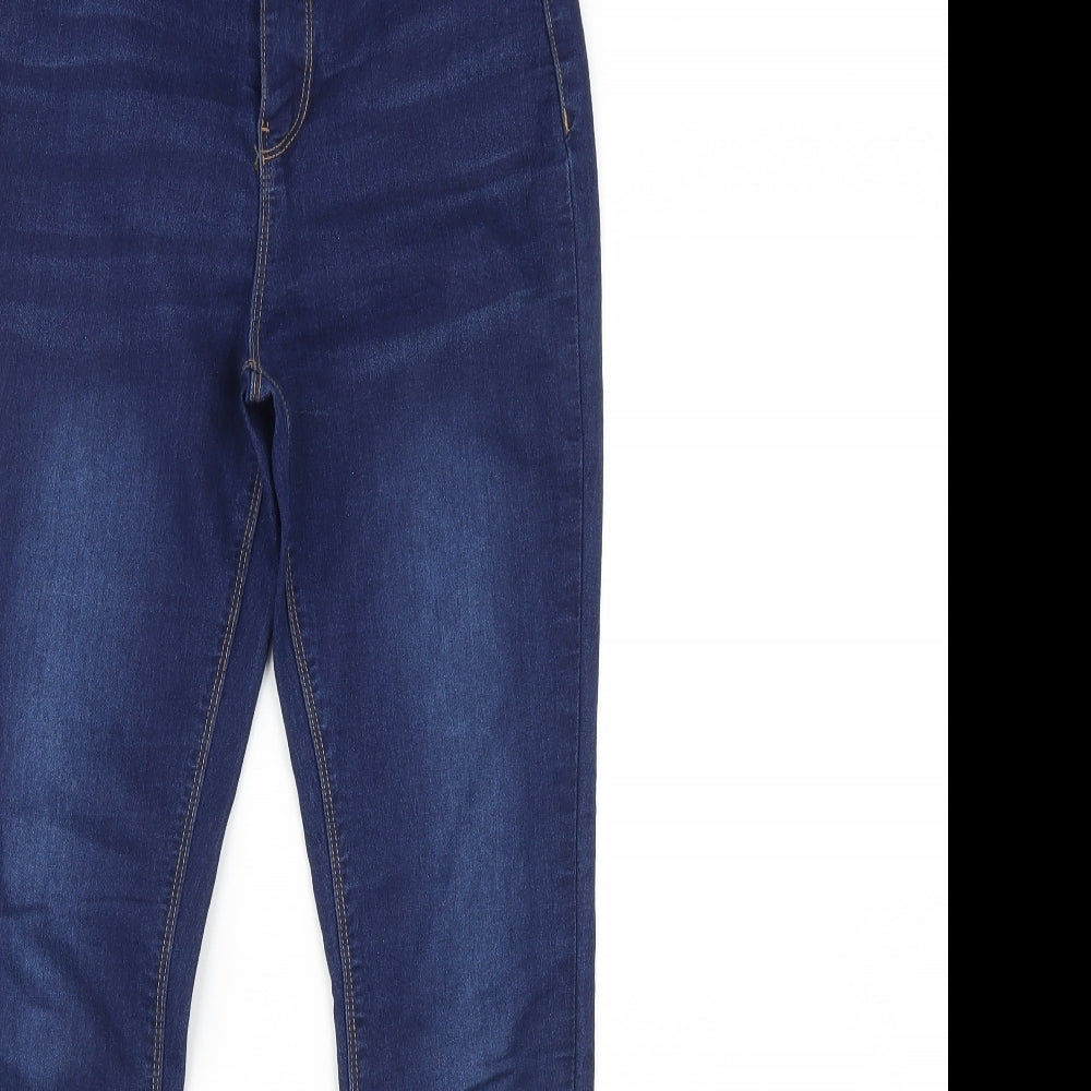 lawless Womens Blue  Denim Skinny Jeans Size 8 L29 in