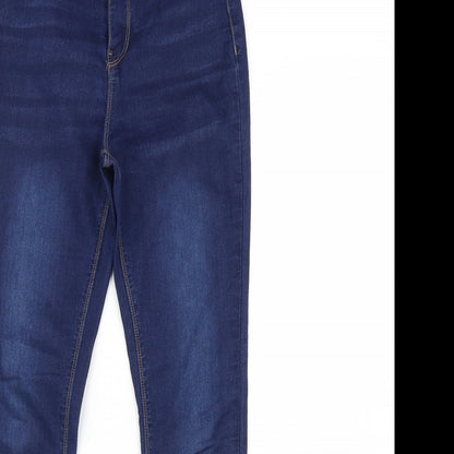 lawless Womens Blue  Denim Skinny Jeans Size 8 L29 in