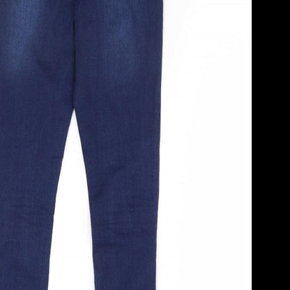 lawless Womens Blue  Denim Skinny Jeans Size 8 L29 in