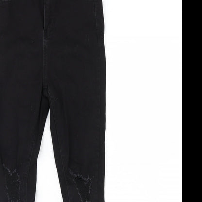 pretty little Thing Womens Black  Denim Skinny Jeans Size 8 L28 in