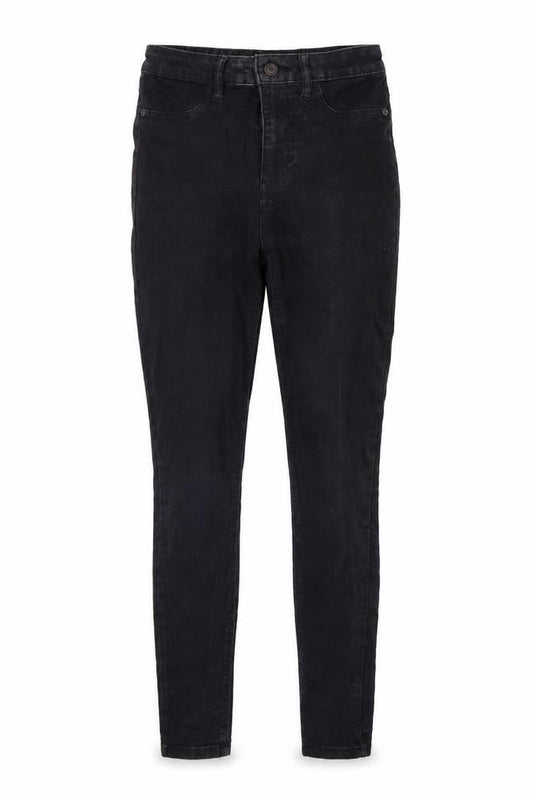 Womens UK Size 8 F&F Regular Fit Skinny Black Jeans