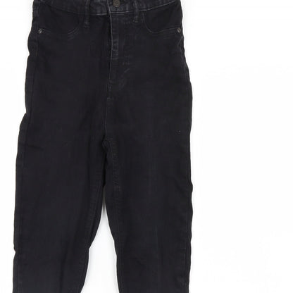 F&F Womens Black  Denim Skinny Jeans Size 8 L29 in