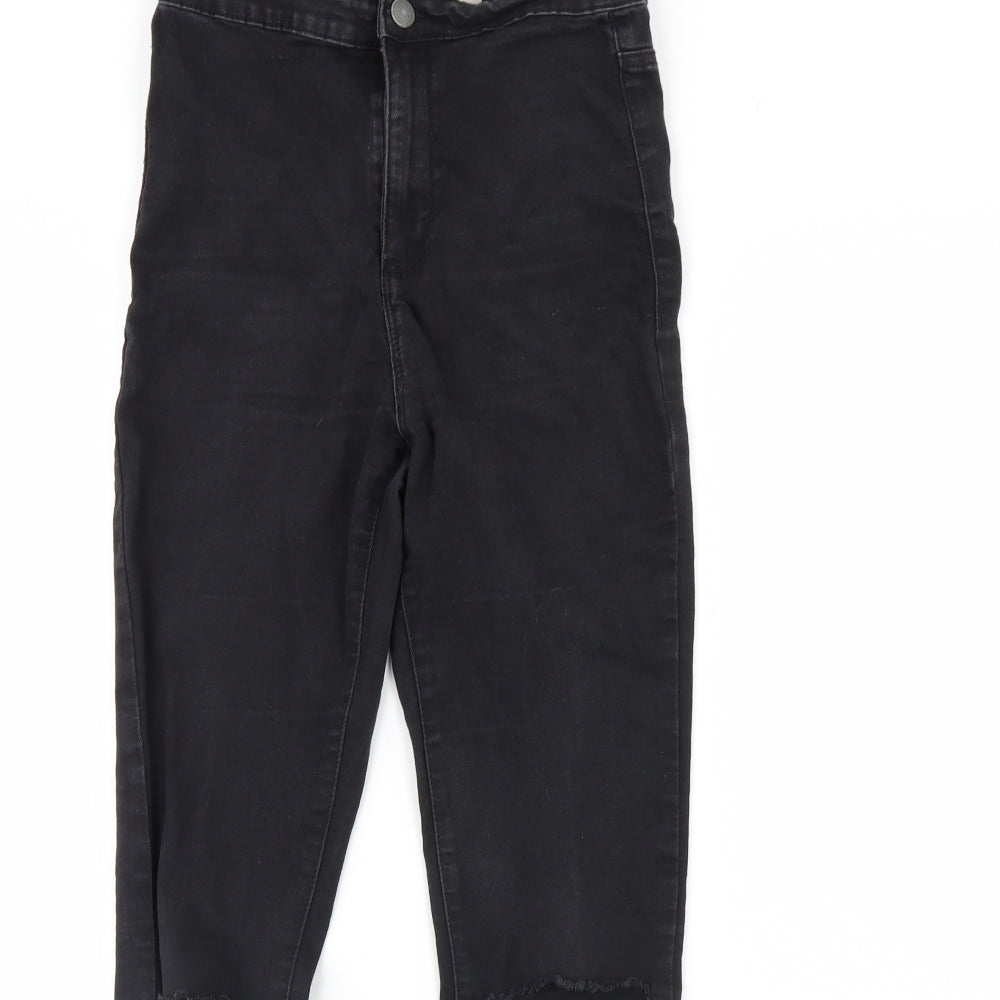 Denim & Co. Womens Black  Denim Skinny Jeans Size 12 L29 in