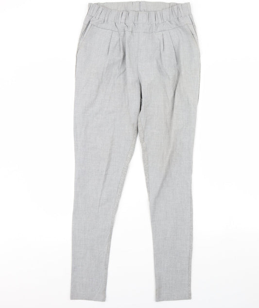 Kaffe Womens Grey   Capri Leggings Size 8 L28 in