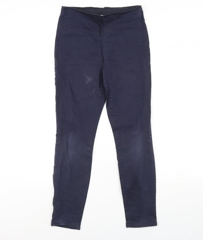 Womens UK Size 12 H&M Regular Fit Skinny Blue Jeans