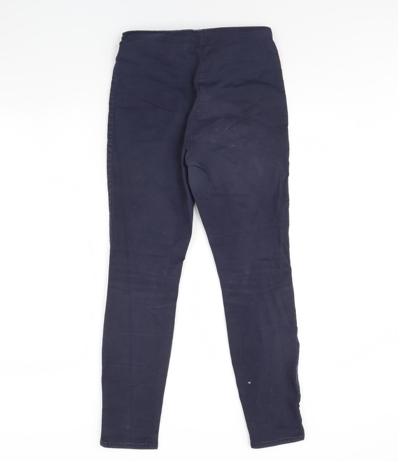Womens UK Size 12 H&M Regular Fit Skinny Blue Jeans