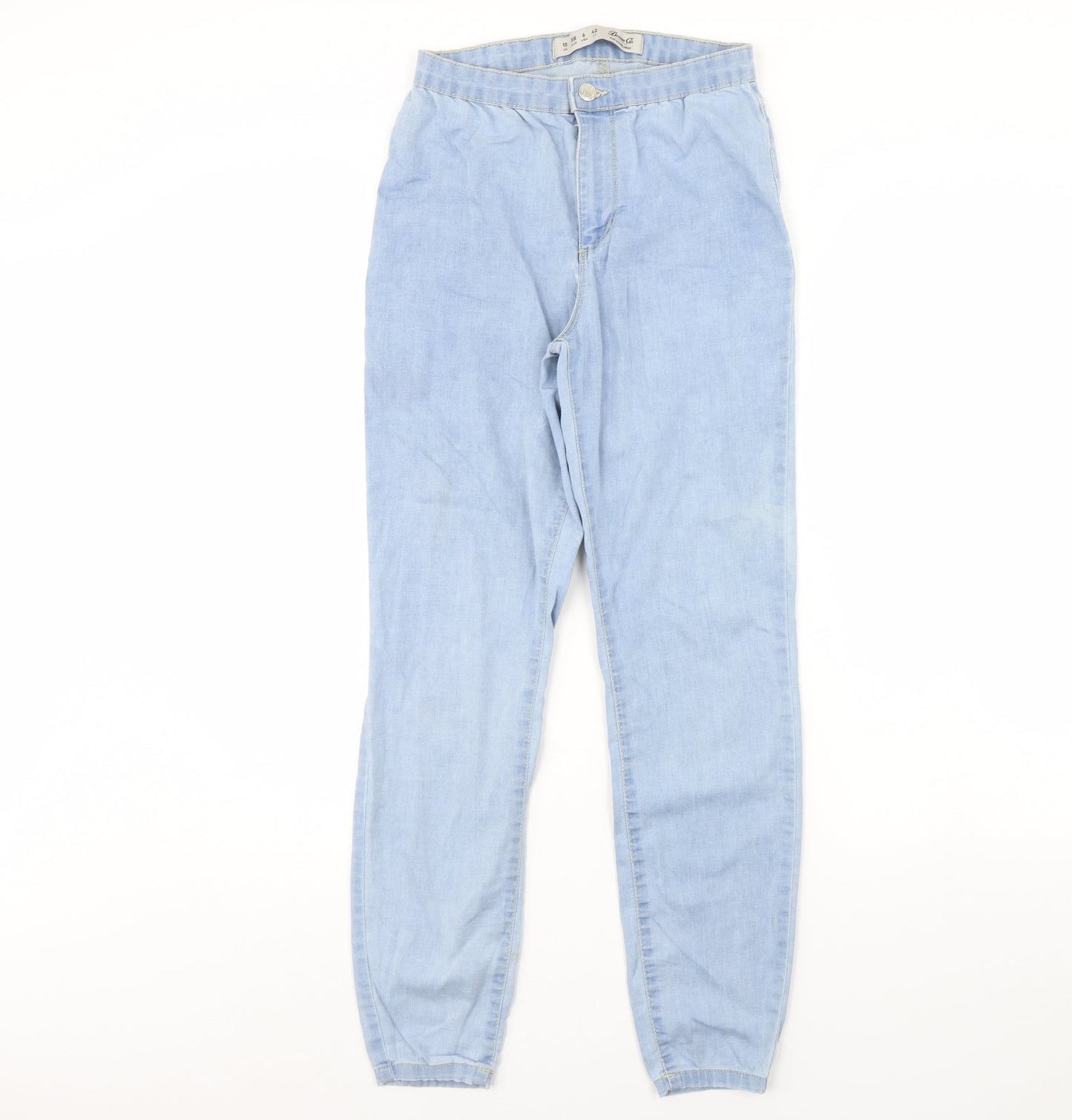 Denim & Co. Womens Blue  Denim Skinny Jeans Size 10 L29 in