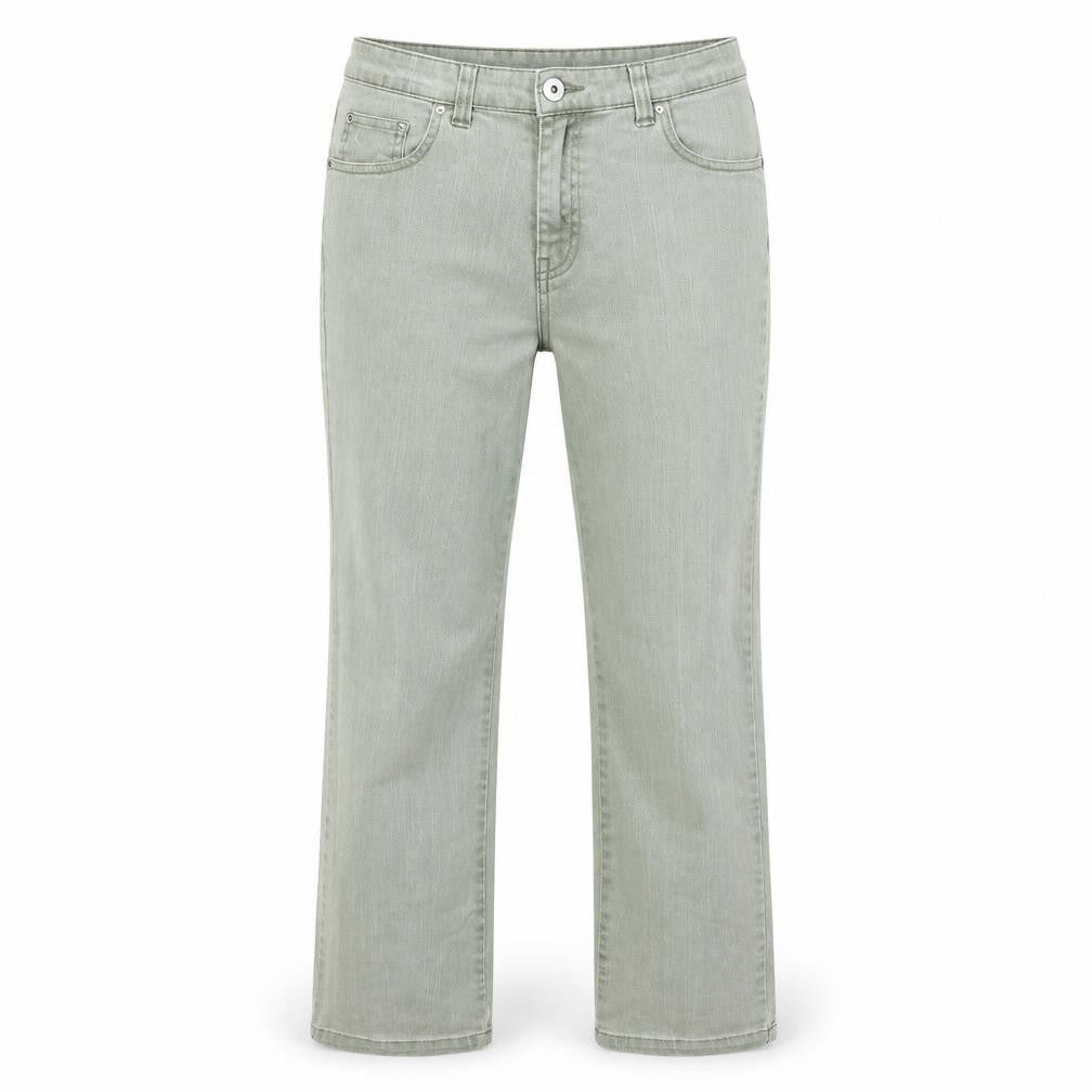 Womens UK Size 8 Papaya Regular Fit Skinny Green Jeans
