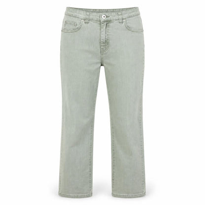 Womens UK Size 8 Papaya Regular Fit Skinny Green Jeans