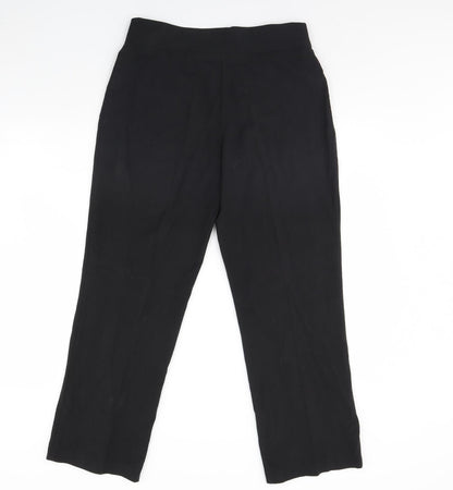Anista Womens Black   Trousers  Size 12 L29 in
