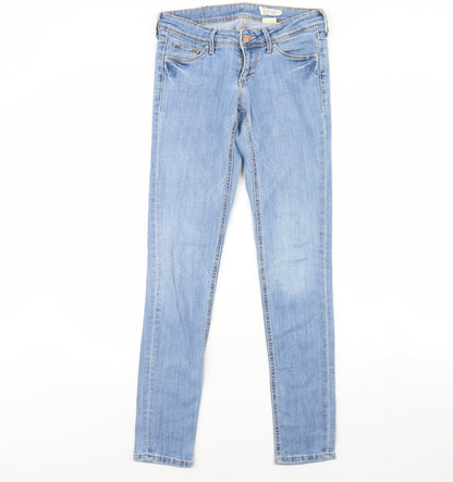 Womens UK Size 26 in Preworn Regular Fit Straight Blue Jeans