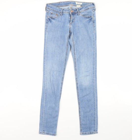 Womens UK Size 26 in Preworn Regular Fit Straight Blue Jeans
