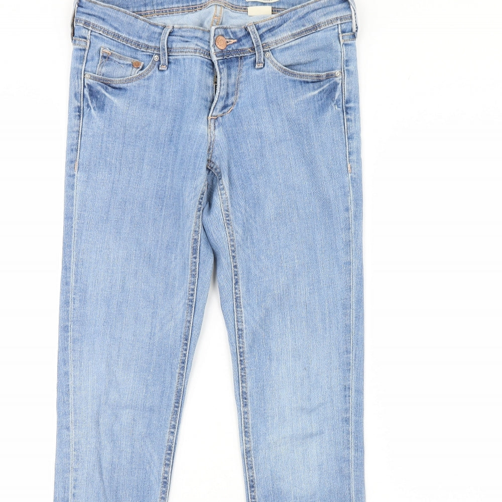 Womens UK Size 26 in Preworn Regular Fit Straight Blue Jeans