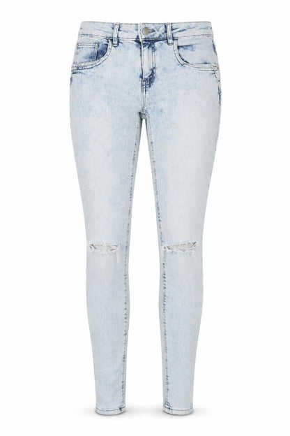 Womens UK Size 8 Denim & Co. Regular Fit Skinny Blue Jeans
