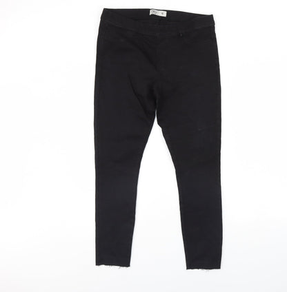 TRU Womens Black  Denim Skinny Jeans Size 10 L29 in