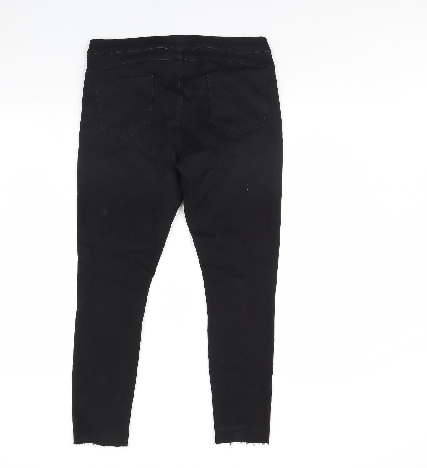 TRU Womens Black  Denim Skinny Jeans Size 10 L29 in