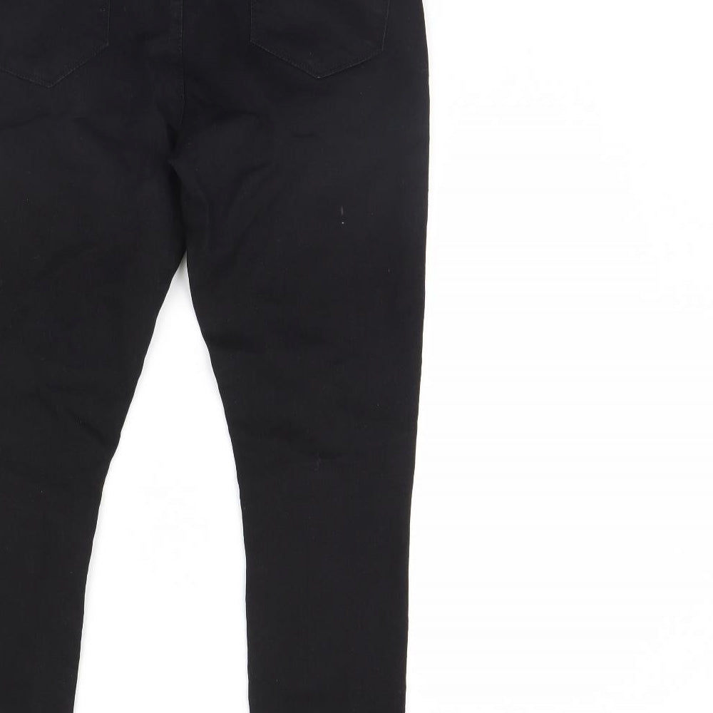 TRU Womens Black  Denim Skinny Jeans Size 10 L29 in