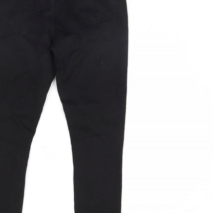 TRU Womens Black  Denim Skinny Jeans Size 10 L29 in