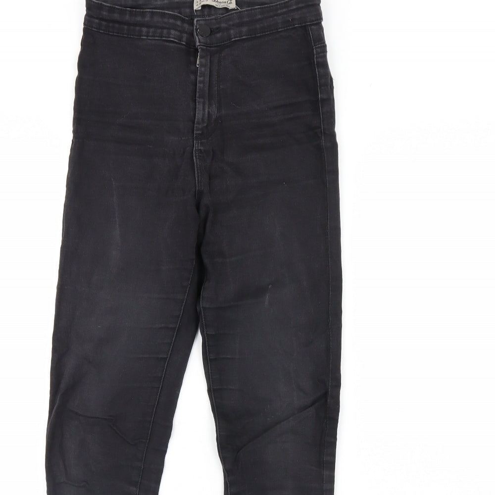 Denim & Co. Womens Black  Denim Skinny Jeans Size 8 L29 in