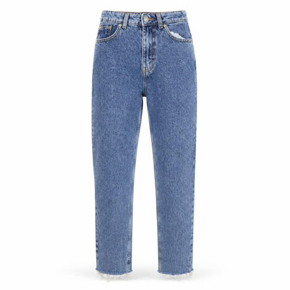 Womens UK Size 8 Denim & Co. Regular Fit Straight Blue Jeans