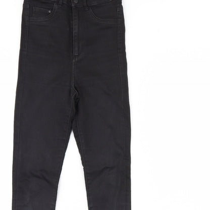 Womens UK Size 26 Preworn Regular Fit Skinny Black Jeans