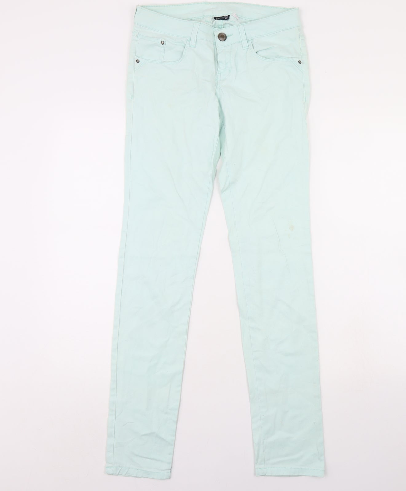 ESMARA Womens Green  Denim Skinny Jeans Size 10 L28 in