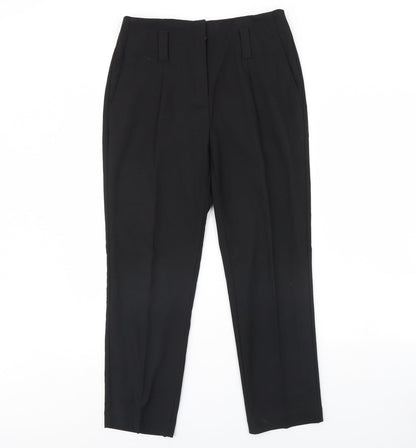 Womens UK Size 10 NEXT Regular Fit Dress Pants Black Trousers