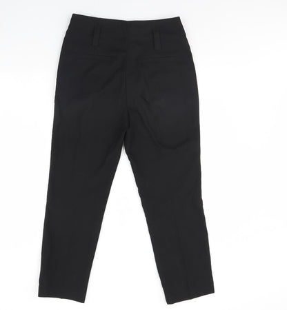 Womens UK Size 10 NEXT Regular Fit Dress Pants Black Trousers