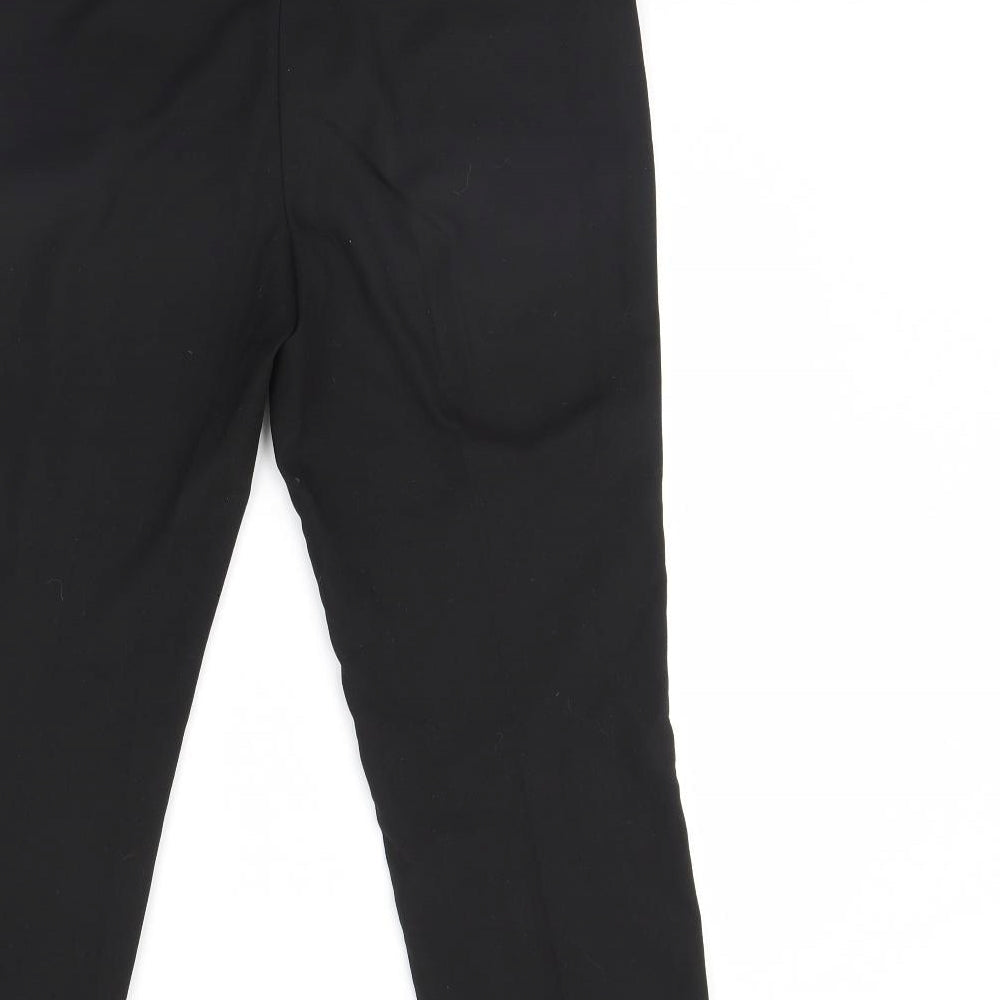 Womens UK Size 10 NEXT Regular Fit Dress Pants Black Trousers