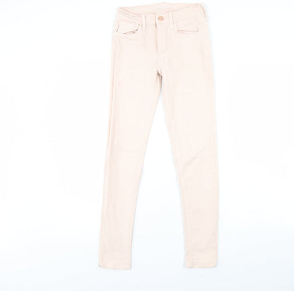 FC Jeans Womens Pink  Denim Skinny Jeans Size 6 L28 in