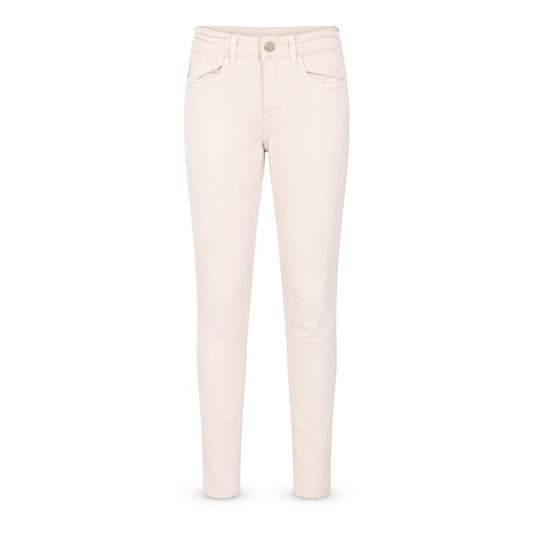 Front view of FC Jeans women’s pink denim skinny jeans, size UK 6, 28-inch leg